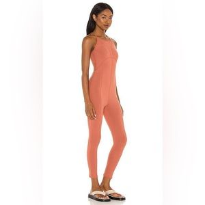 FP Movement Free People Side to Side Performance Onesie in Rusted Coral- Size S